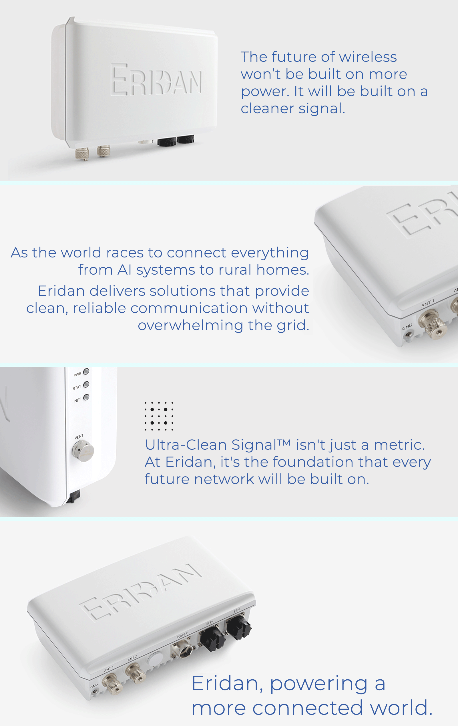 Eridan fully digital Software Defined Radio (SDR) unit for Private 5G